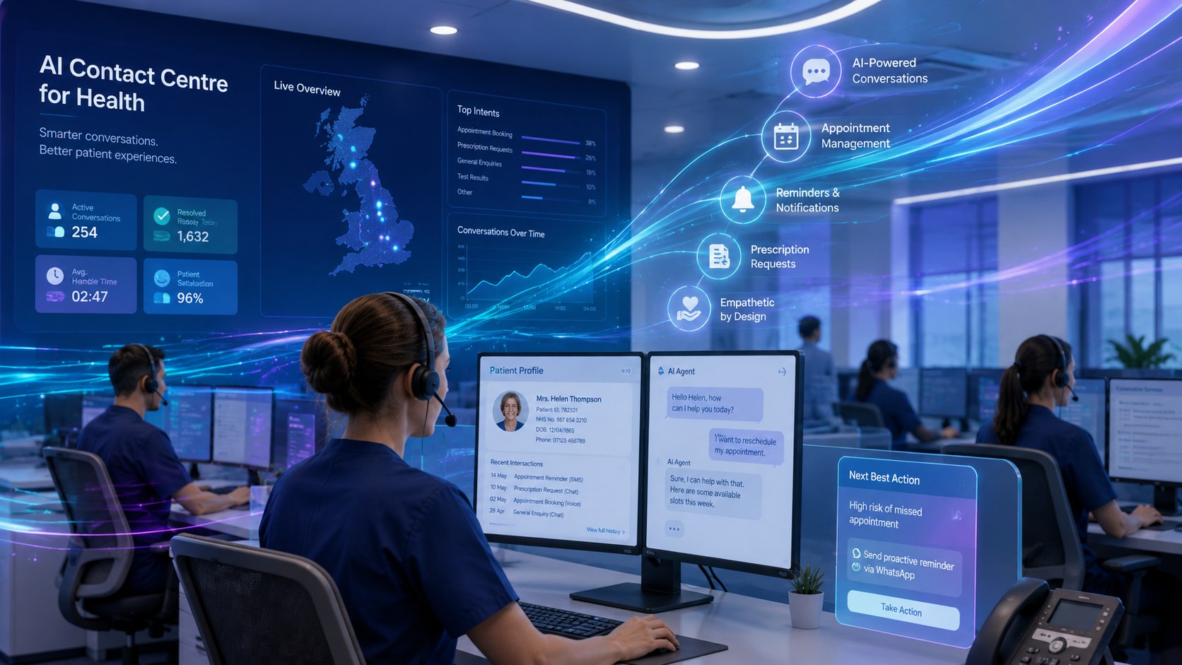 Contact Centre Automation for UK Healthcare