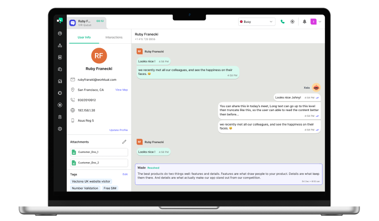 Worktual conversational Interactive Voice Response IVR Solutions