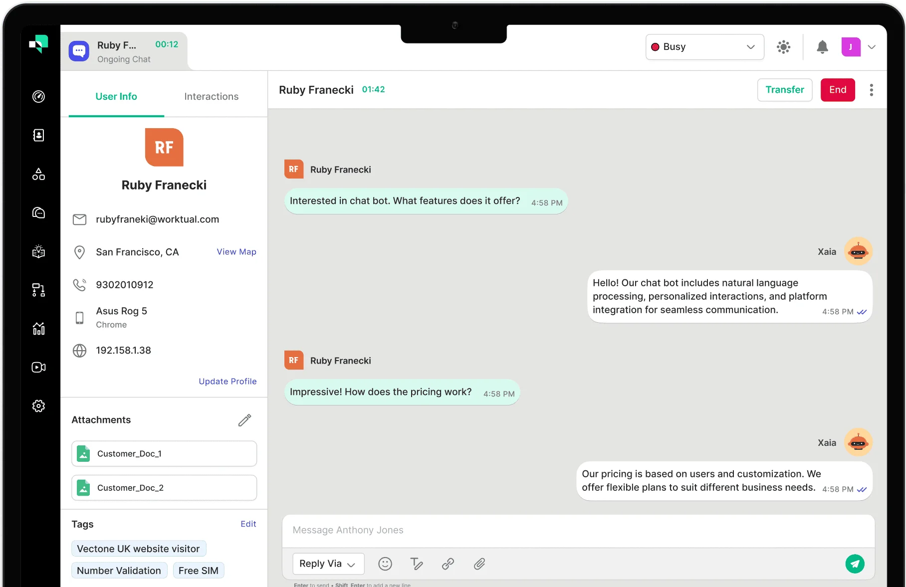 Lola Conversational Ai Bot