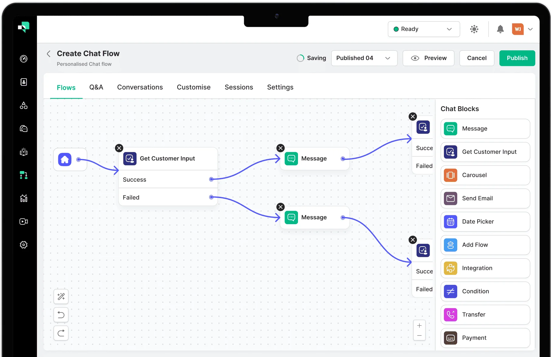 Lucas ML Based AI Chatbot
